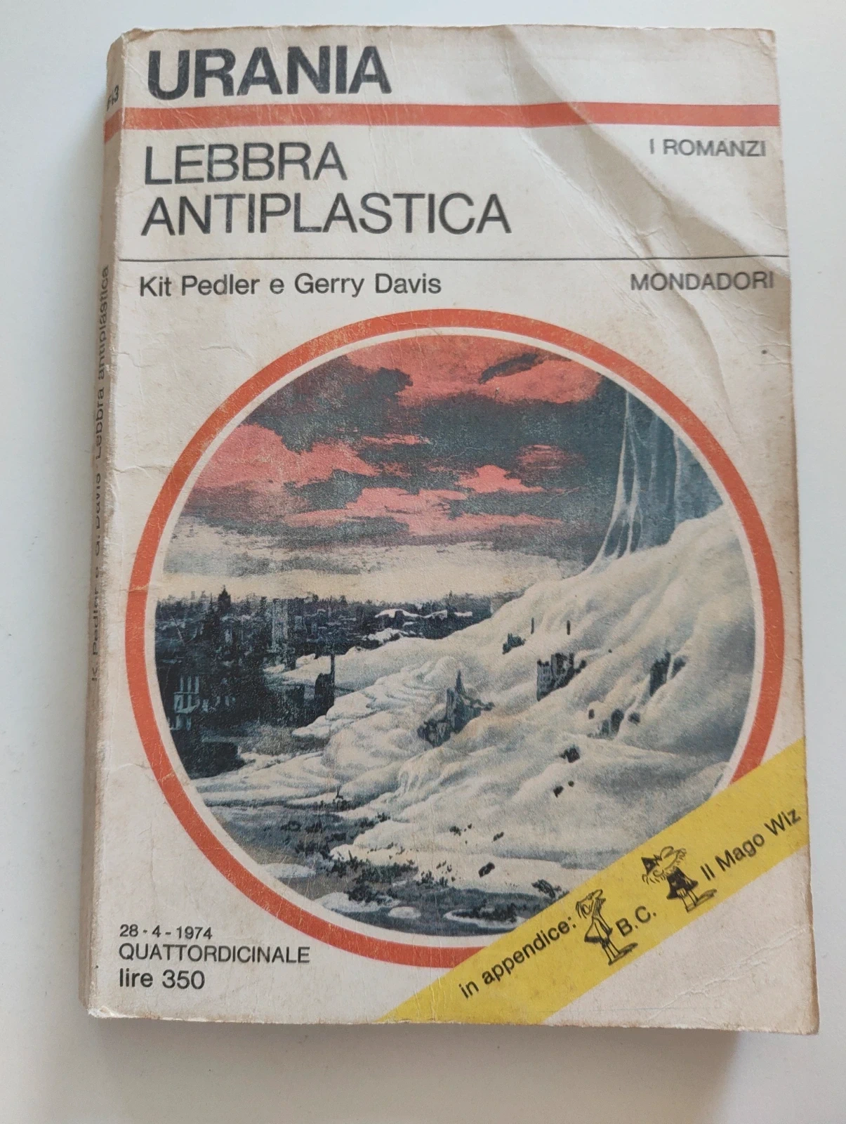Urania 643 Lebbra antiplastica Kit Pedler Gerry Davis 1974