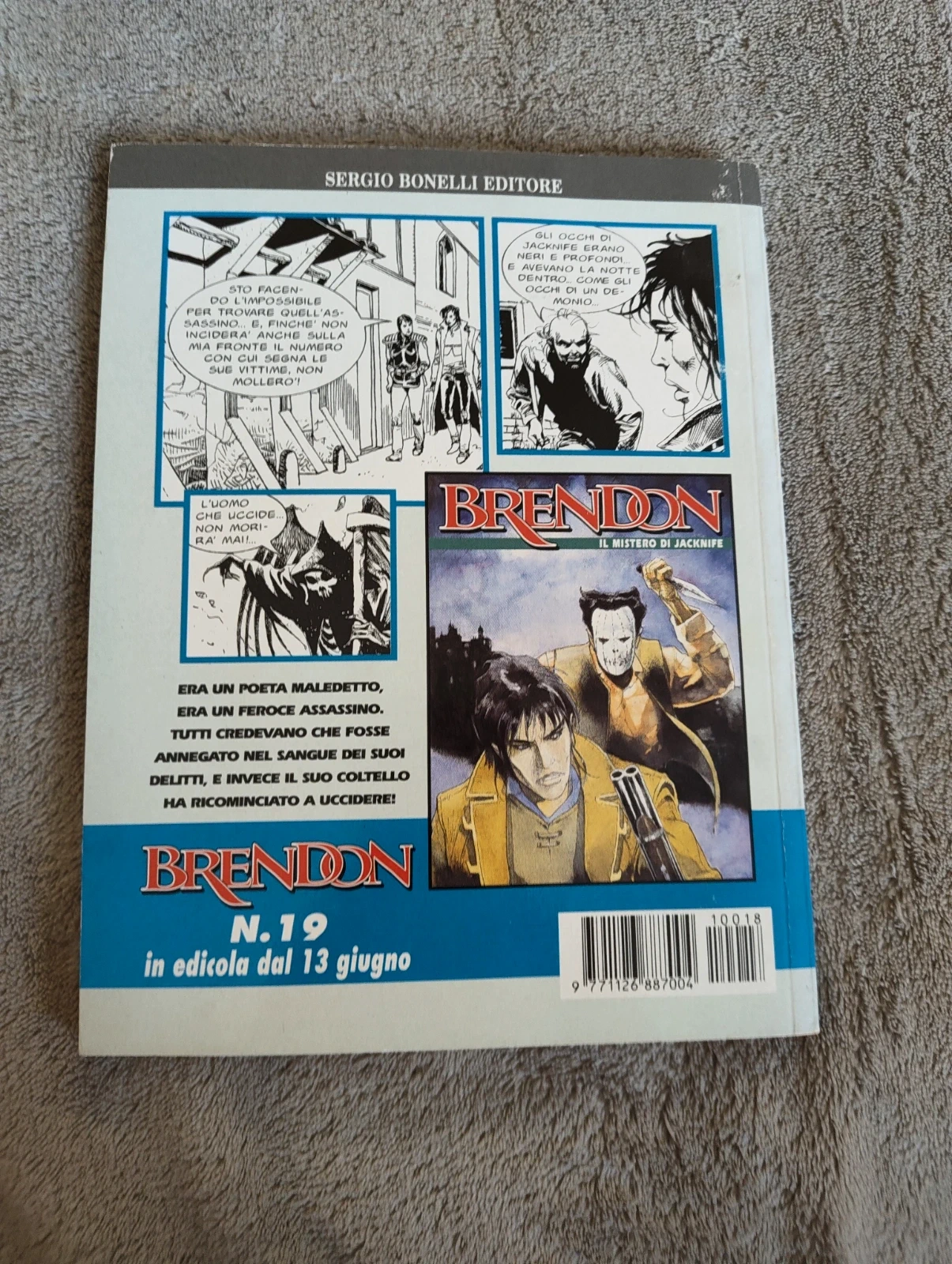Brendon 18 Il soffio dell'aldilà Sergio Bonelli 2001