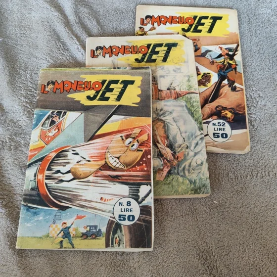 Lotto 3 Il Monello Jet vintage anni 60 n. 8 18 52