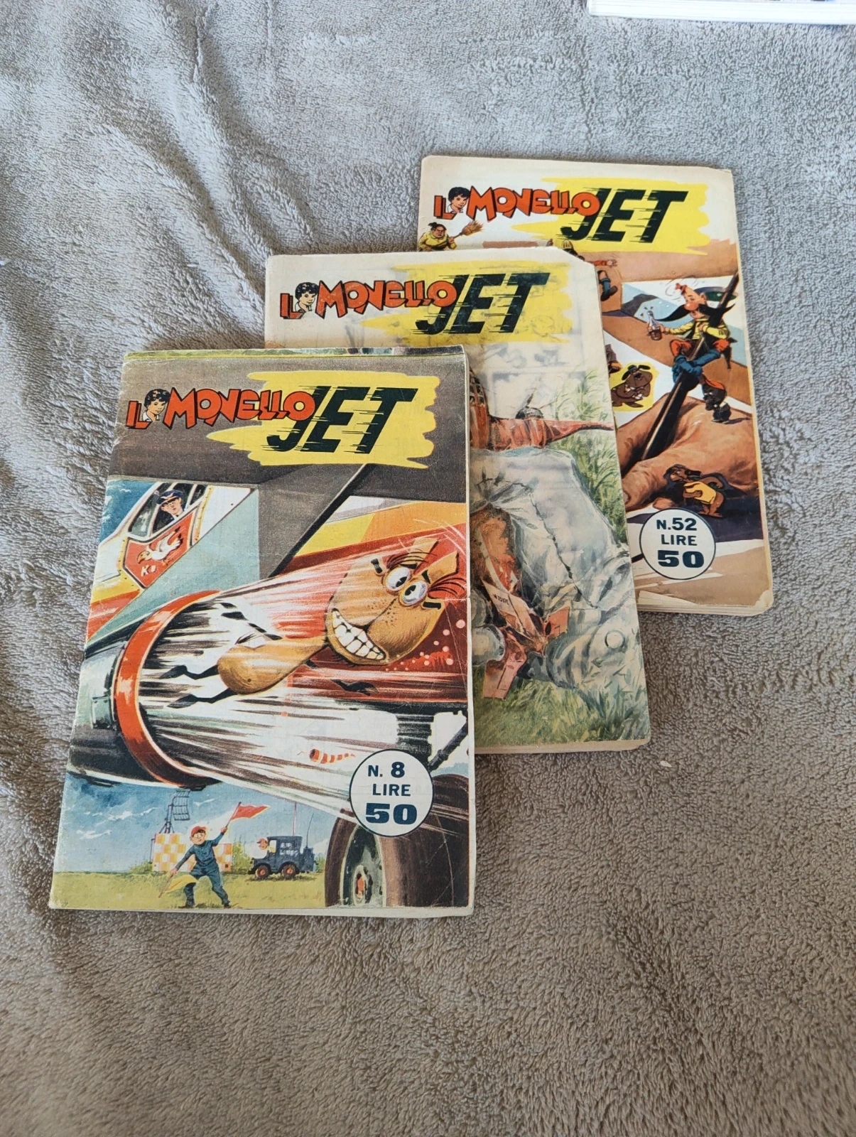 Lotto 3 Il Monello Jet vintage anni 60 n. 8 18 52