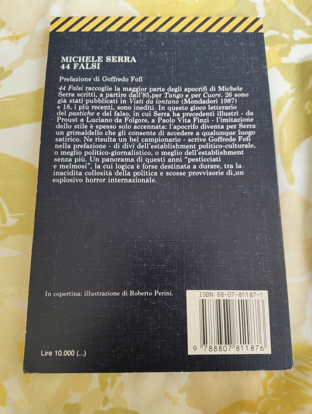 44 falsi Michele Serra Feltrinelli prima edizione 1991