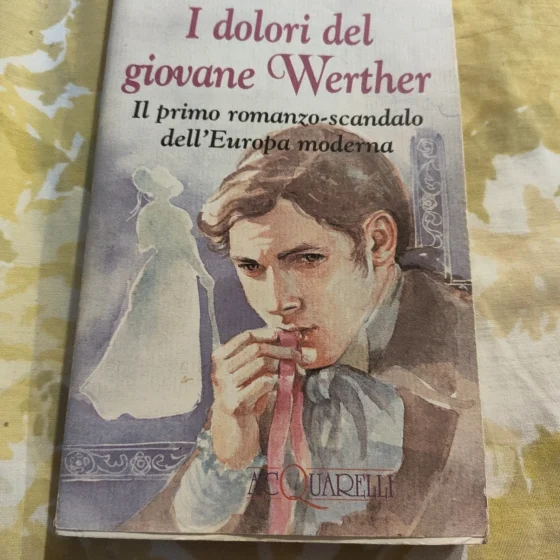 I dolori del giovane Werther Goethe Acquarelli edizione illustrata