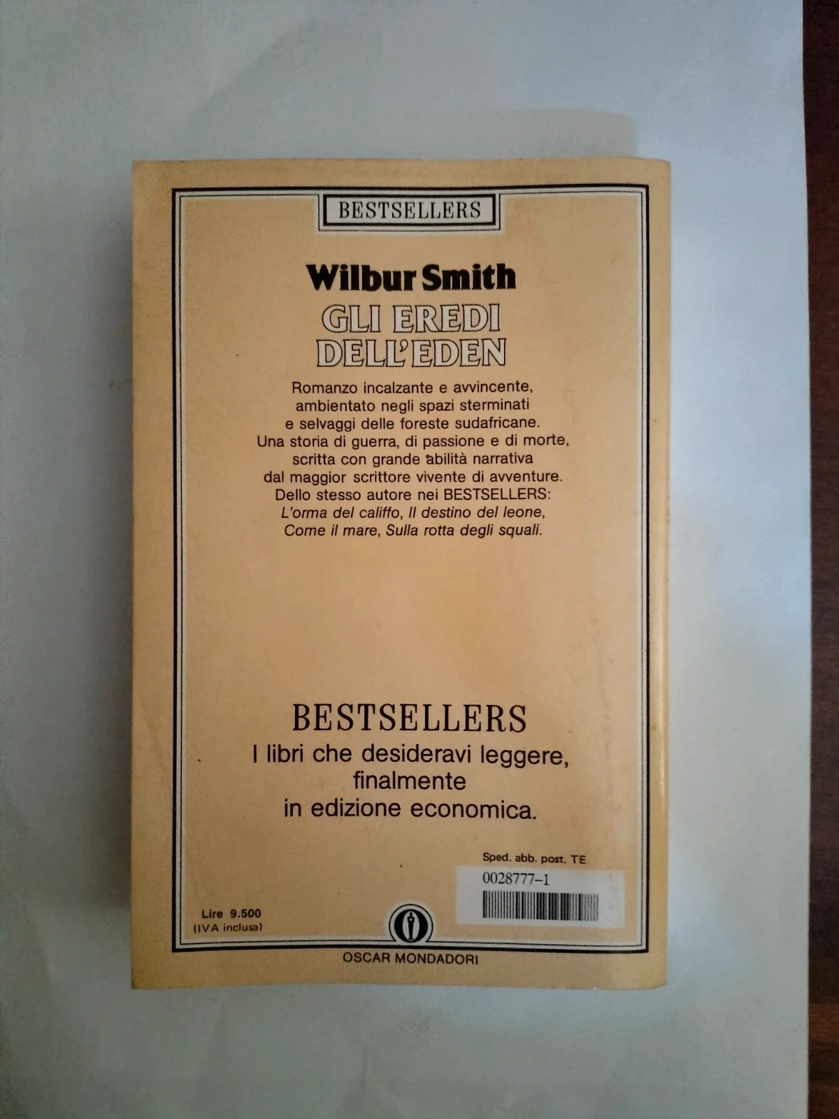 Gli Eredi dell'eden di Wilbur Smith