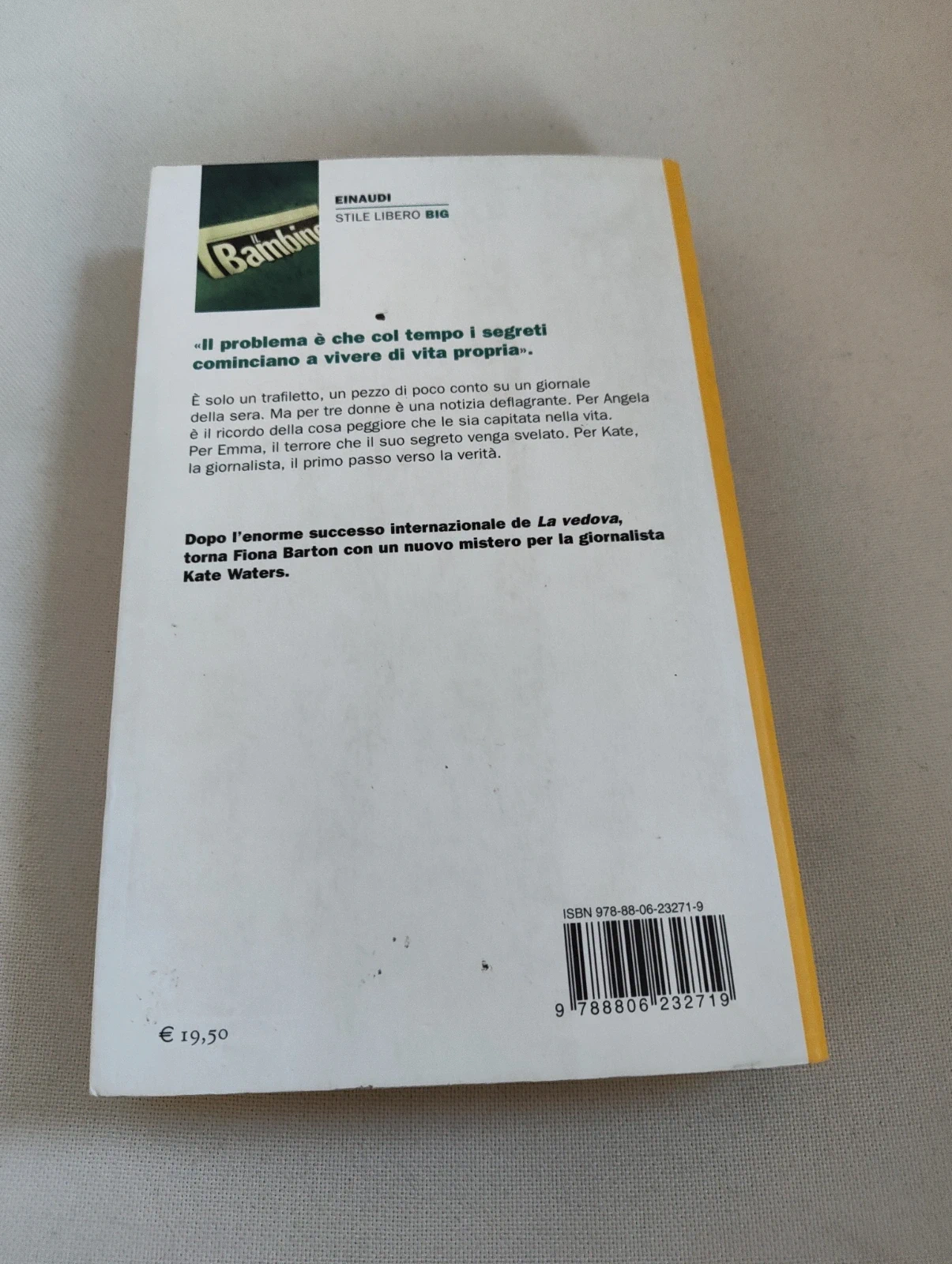 Il Bambino Fiona Barton Einaudi Stile Libero Big