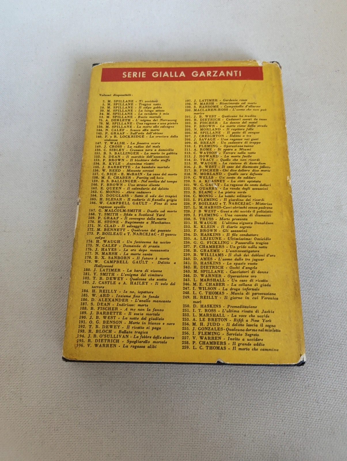 La vendetta è mia Mickey Spillane Garzanti vintage