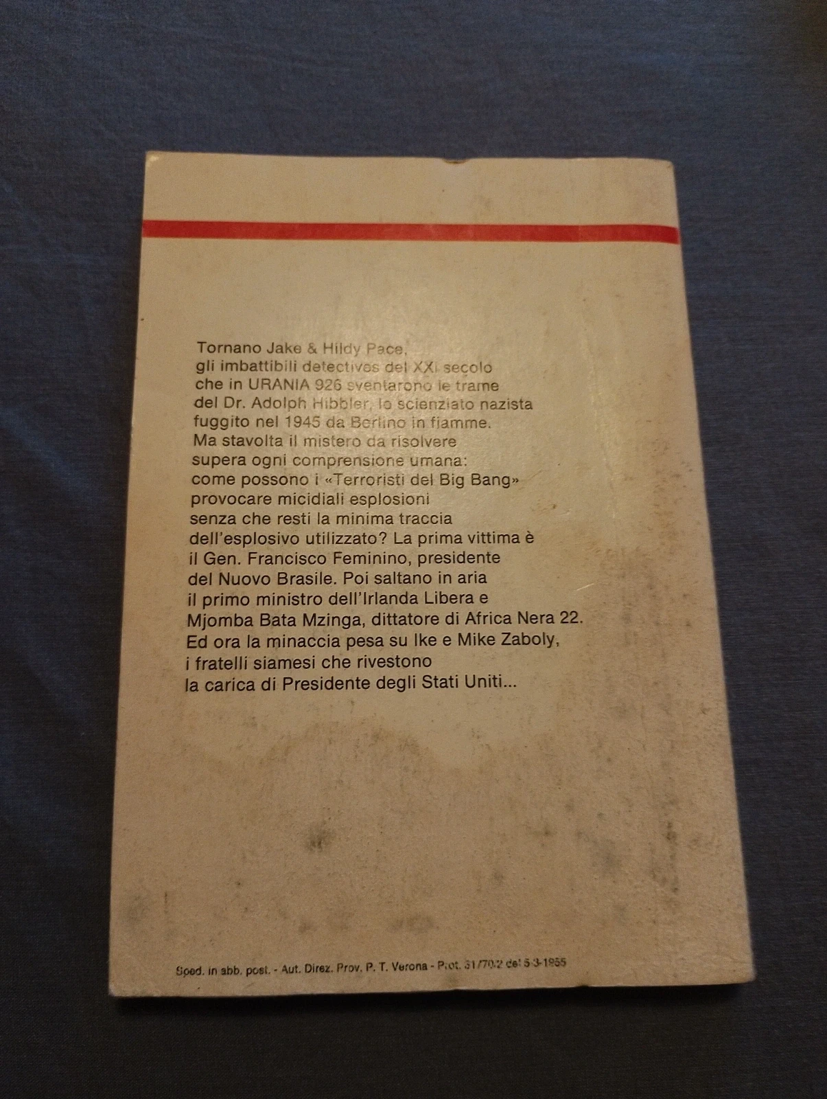 Urania n. 969 - I Terroristi del Big Bang – Ron Goulart (1984)