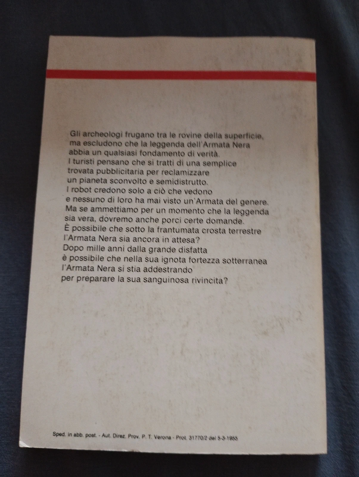 Urania n. 970 - I Reggimenti della Notte – Brian L. Ball (1984)