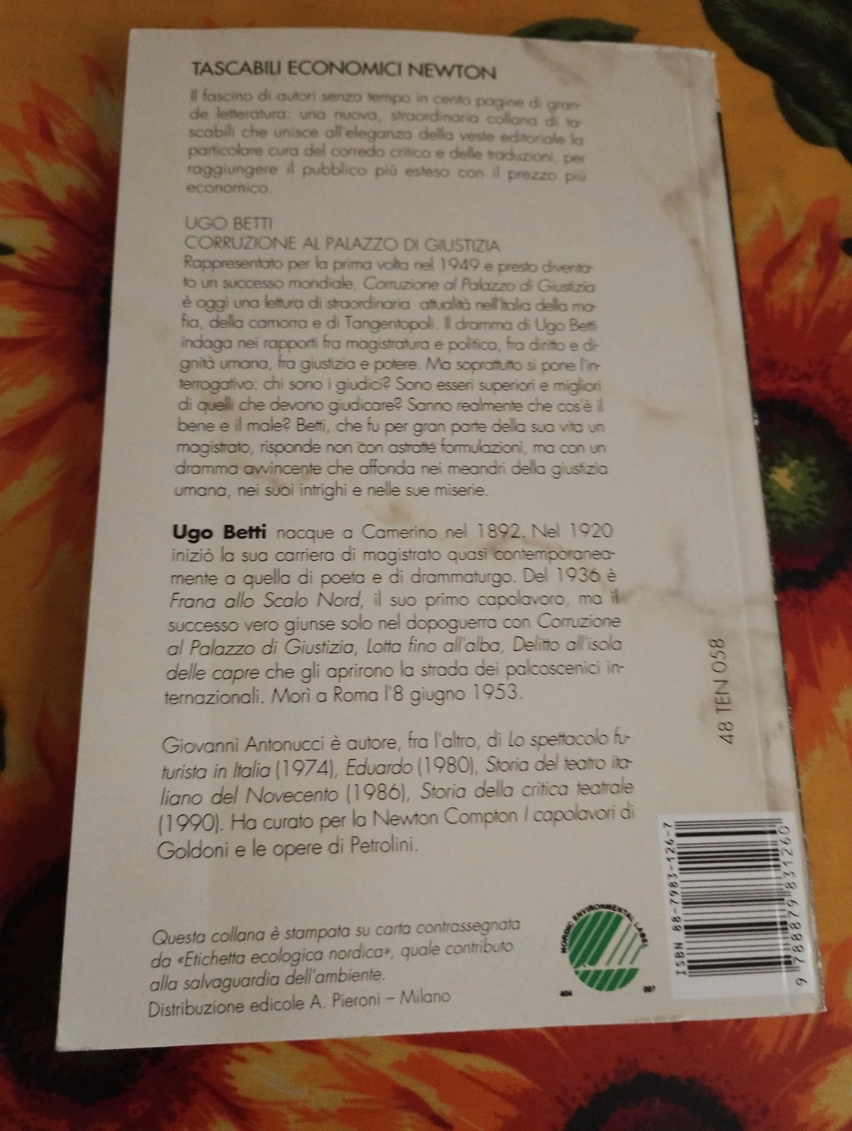 Ugo Betti - Corruzione al Palazzo di Giustizia (TEN 100 pagine 1000 lire)