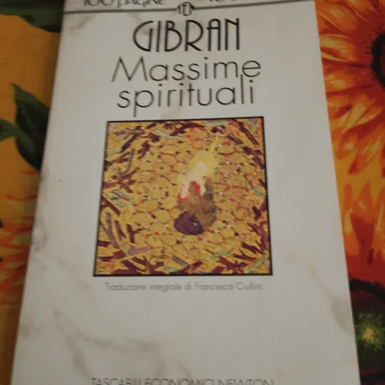 Libro "Massime spirituali" - Kahlil Gibran (100 pagine 1000 lire)