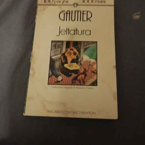 Libro "Jettatura" - Théophile Gautier (100 pagine 1000 lire)