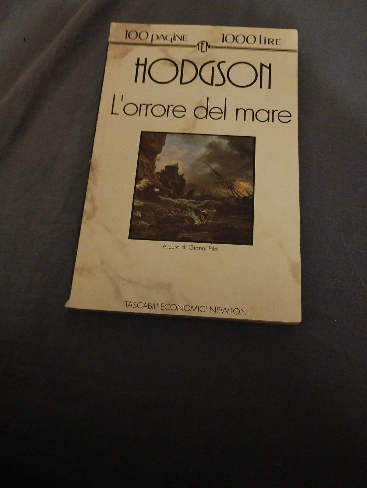 Libro "L'orrore del mare" - William Hope Hodgson (100 pagine 1000
