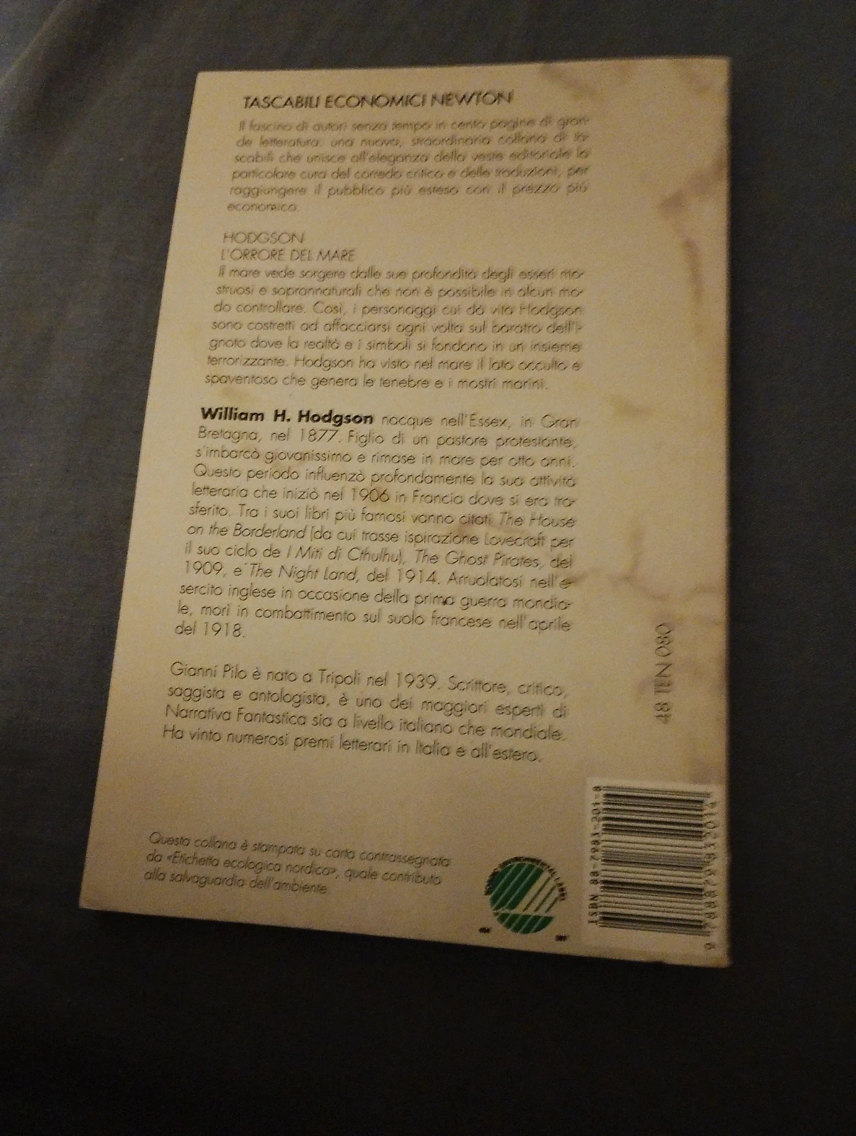 Libro "L'orrore del mare" - William Hope Hodgson (100 pagine 1000