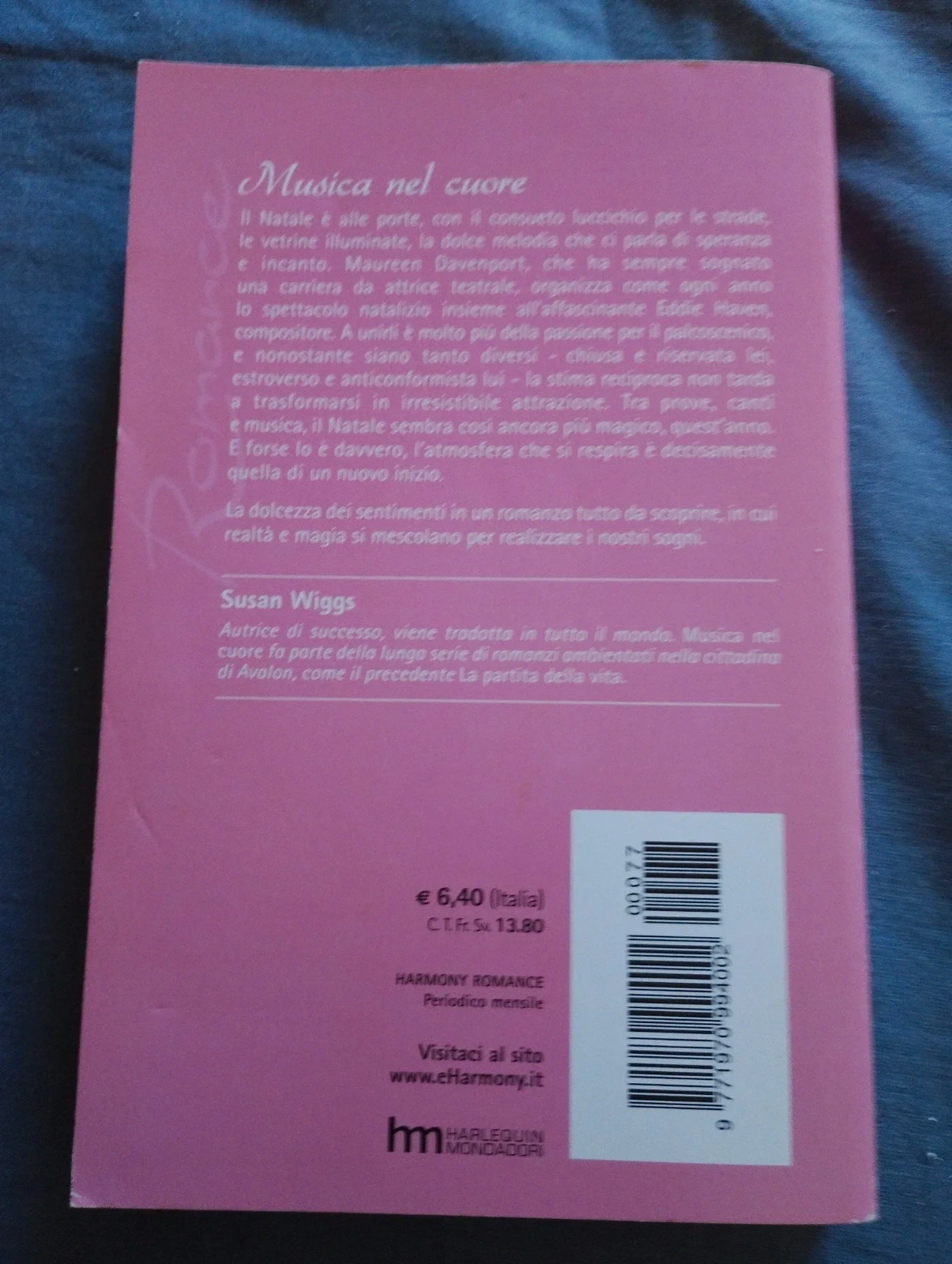 Libro "Musica nel cuore" - Susan Wiggs (Harmony Romance)