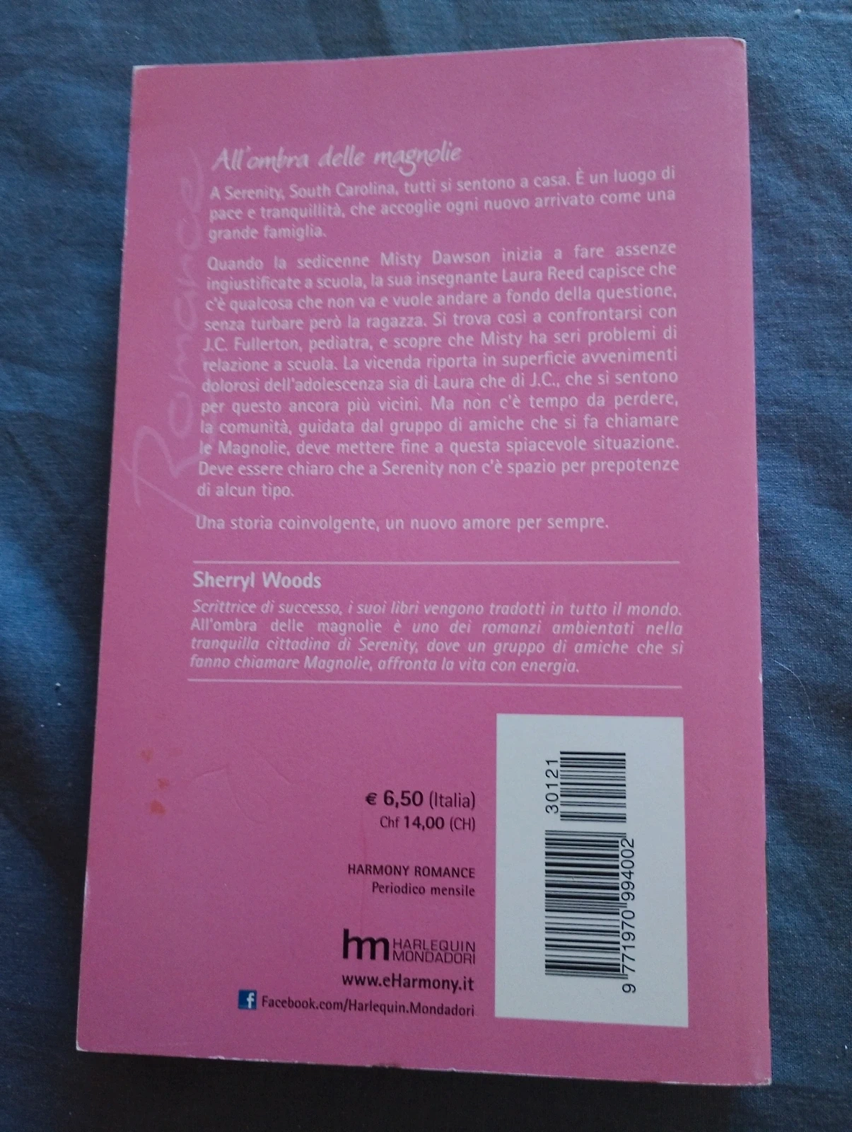 Libro "All'ombra delle magnolie" - Sherryl Woods (Harmony)