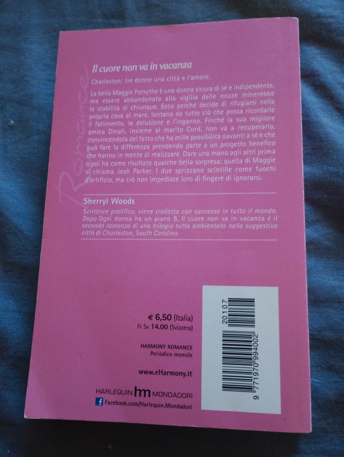 Libro "Il cuore non va in vacanza" - Sherryl Woods (Harmony Romance)