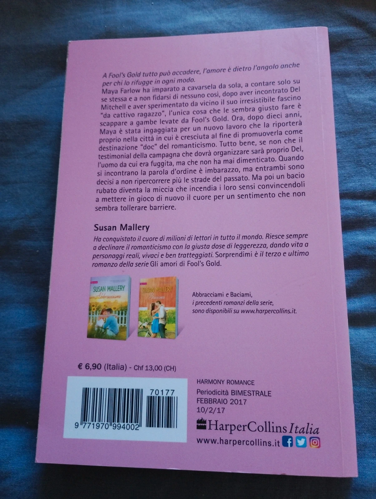 Libro Romance "Sorprendimi" - Susan Mallery (Harmony - Fool's Gold)