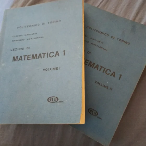Lezioni di matematica Marcante Montagnana Politecnico Torino 2 volumi