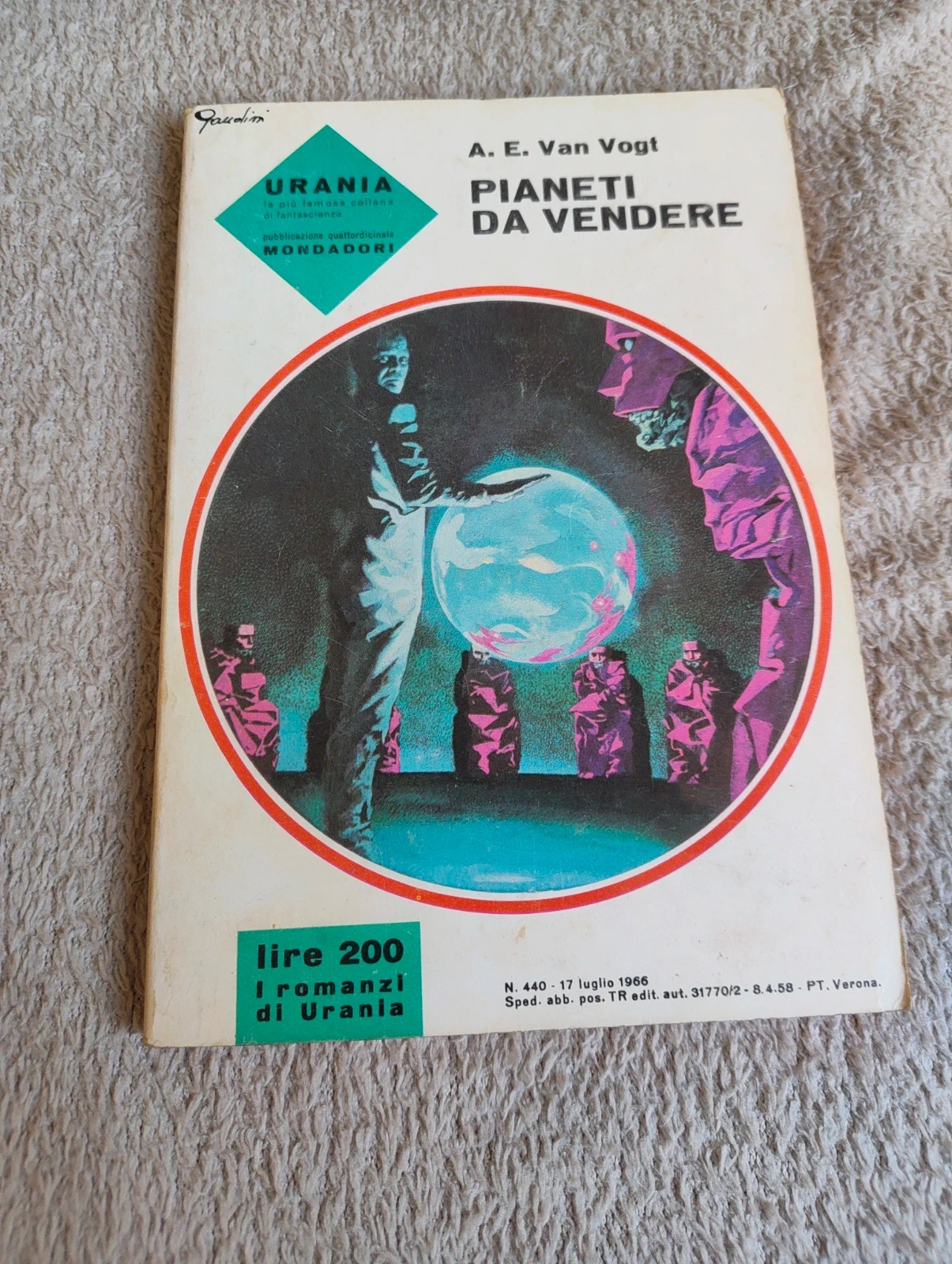 Urania 440 Pianeti da vendere - A. E. Van Vogt - 1966