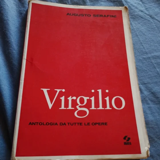 libro virgilio augusto serafini 1971 raro vintage sei antologia