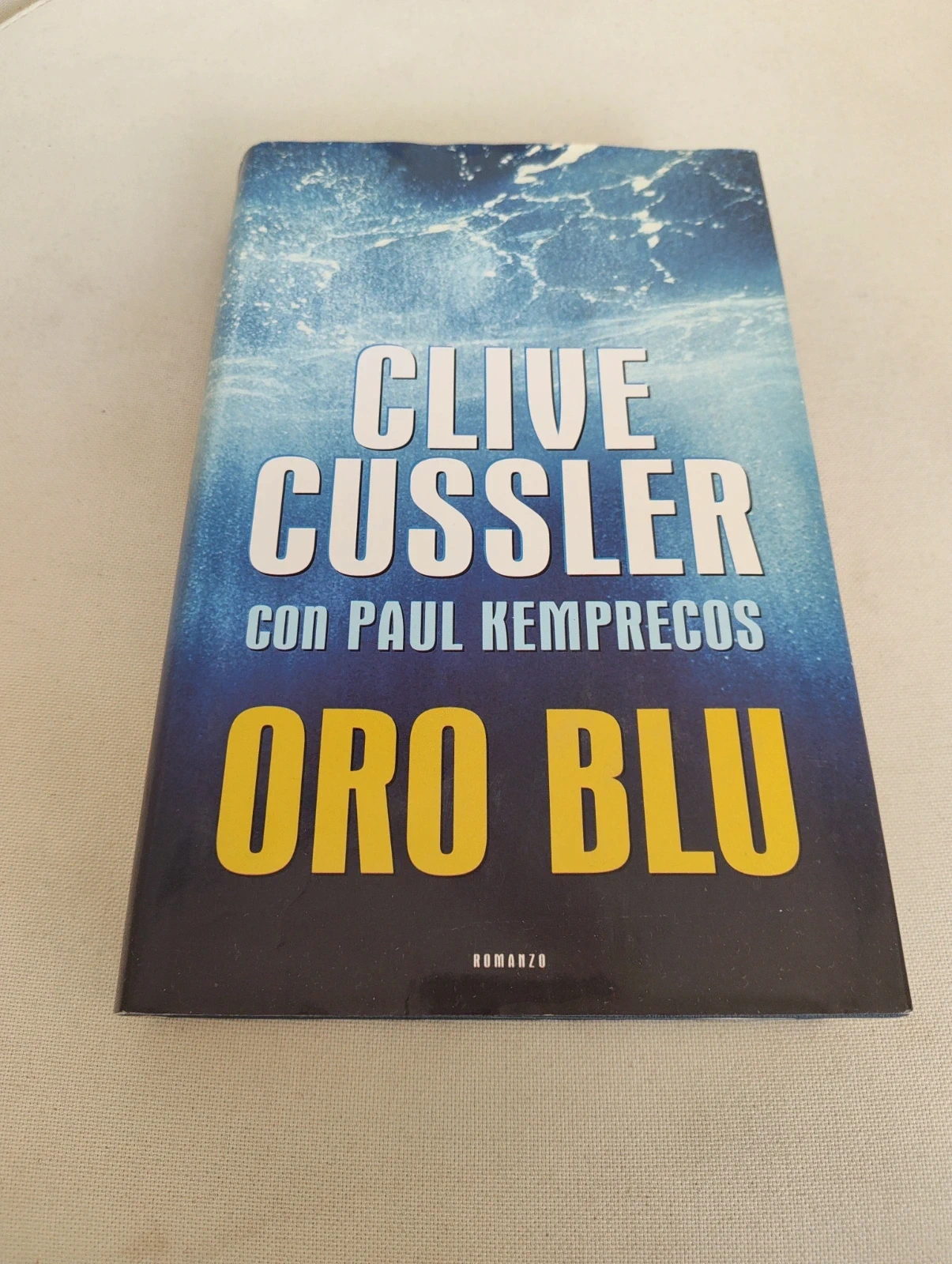 Oro blu Clive Cussler Paul Kemprecos thriller