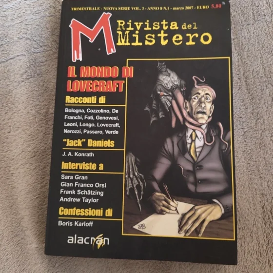 Rivista del Mistero 3 Il mondo di Lovecraft Alacrán 2007 raro