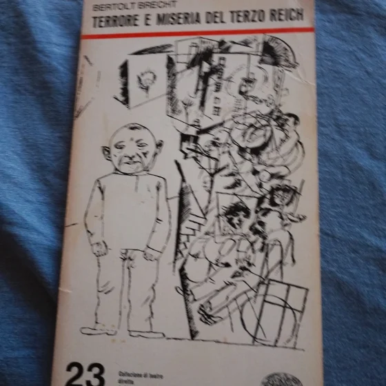 libro terrore e miseria del terzo reich bertolt brecht einaudi collezione teatro 23 vintage