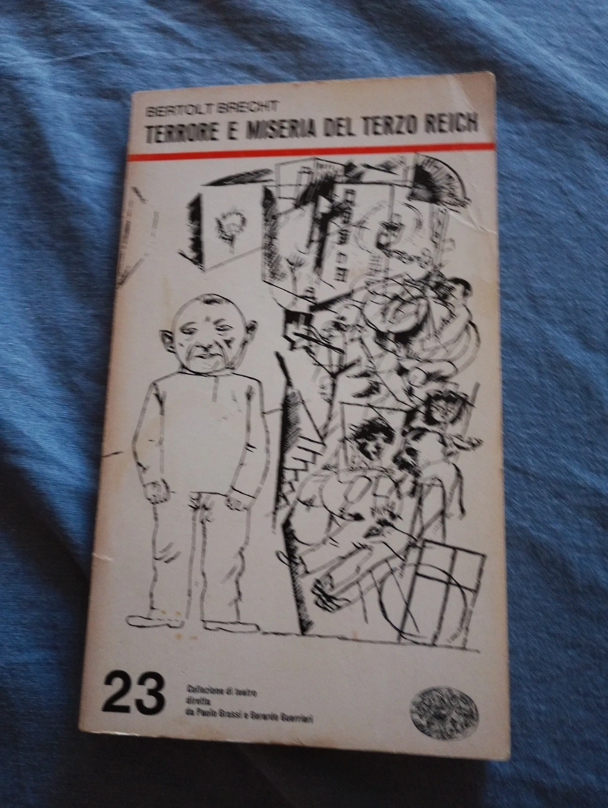 libro terrore e miseria del terzo reich bertolt brecht einaudi collezione teatro 23 vintage