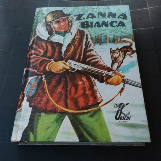 Rare vintage 70s favola Zanna Bianca - Jack London | Edizione Boschi (Copertina rigida)
