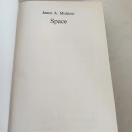 Vintage Space James A Michener edizione rilegata