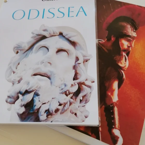 Omero, Odissea Volume Dispensa Rilegata con Copertina Protettiva