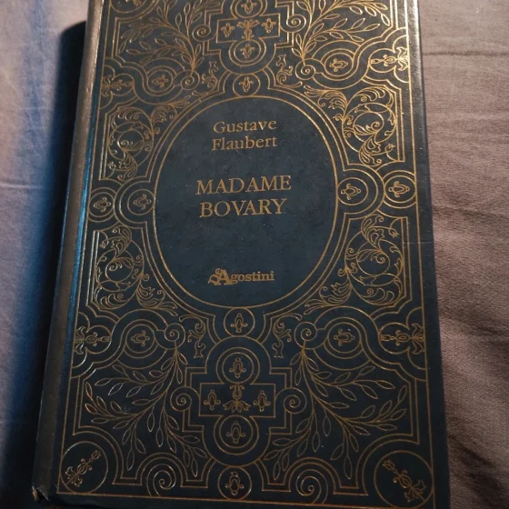 madame bovary gustave flaubert edizioni de agostini copertina rigida fregi oro vintage