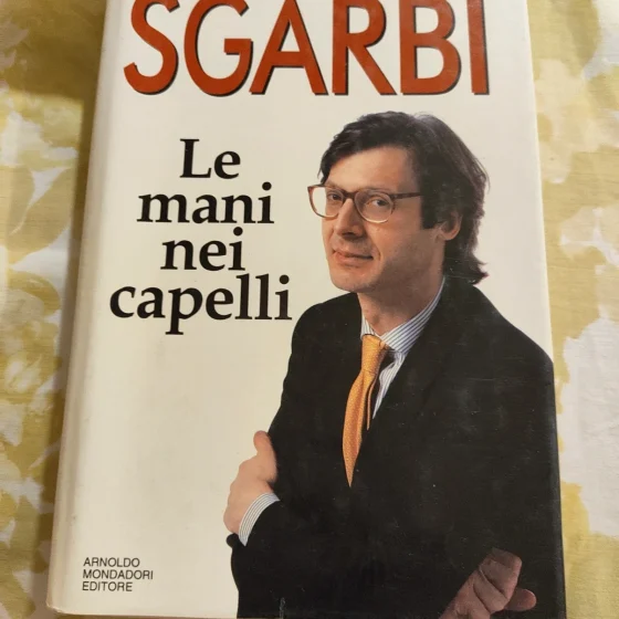 Le mani nei capelli Vittorio Sgarbi Mondadori prima edizione 1993