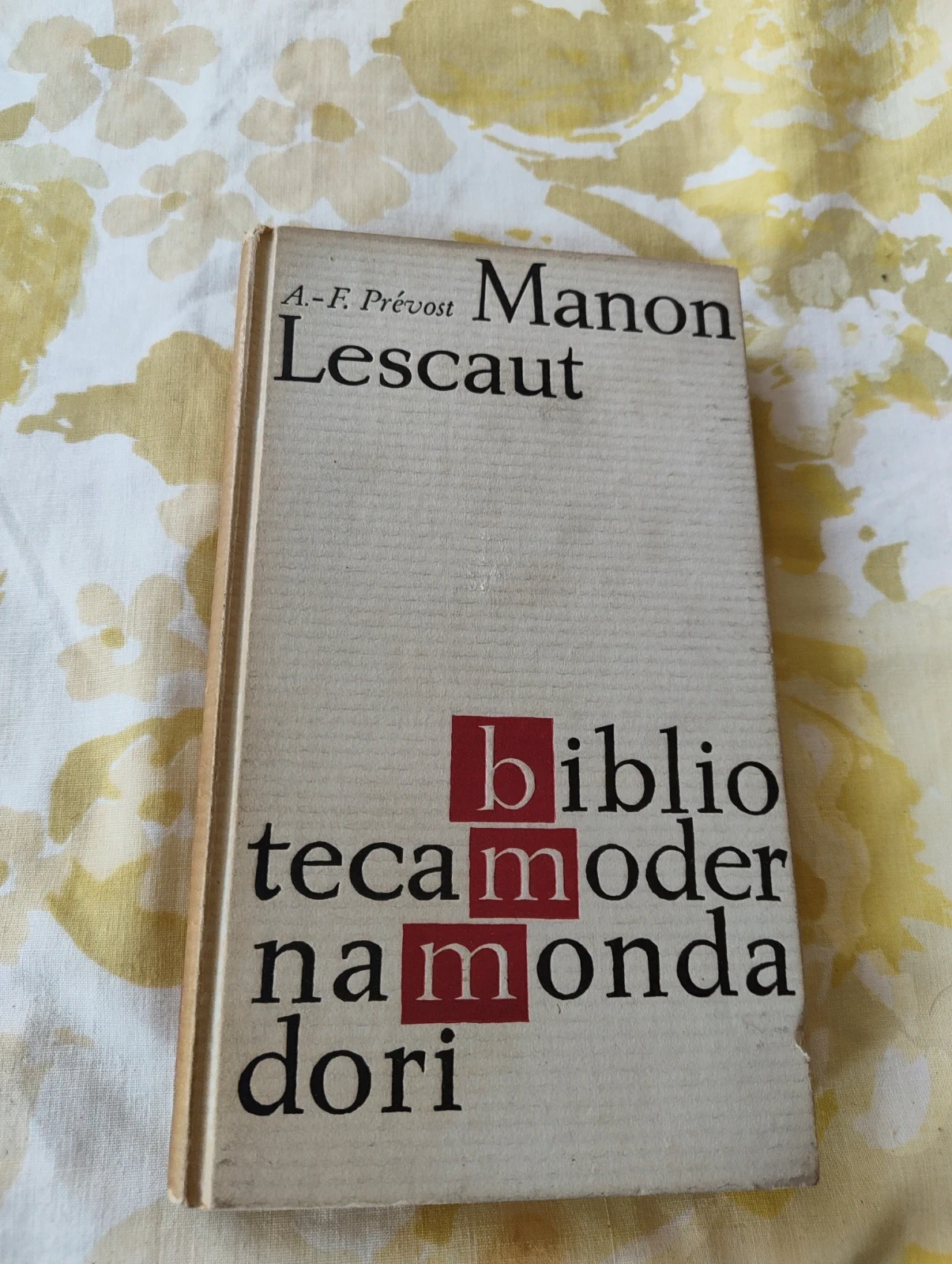 Manon Lescaut A.F. Prévost Mondadori 1960 prima edizione