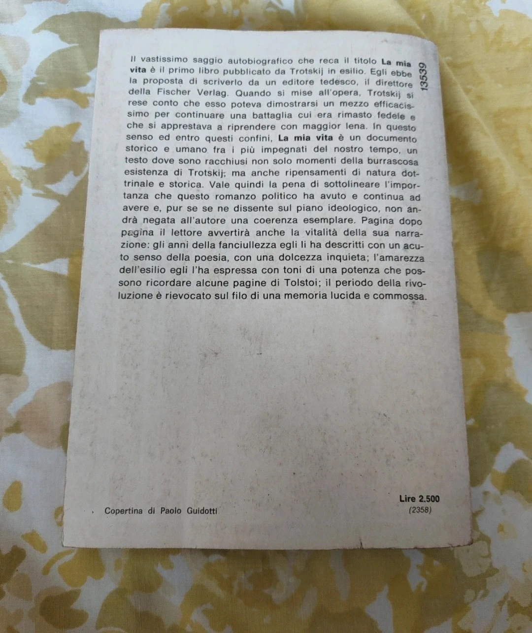 Prima edizione La mia vita Lev Trotskij Oscar Mondadori Livio Maitan