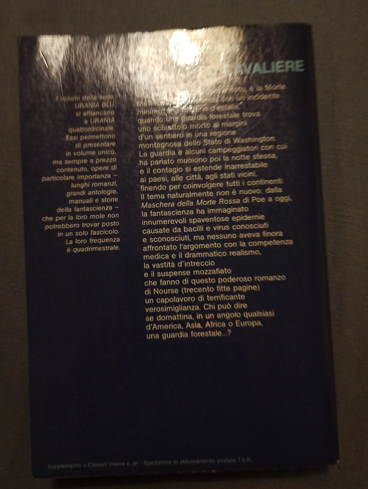 Serie urania Blu - Il Quarto Cavaliere – Alan E. Nourse (1984)