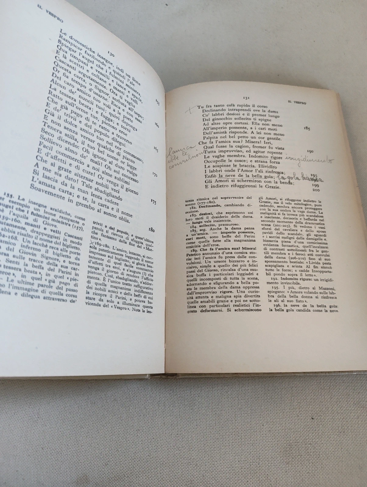 Vintage Il Giorno e odi scelte Parini SEI
