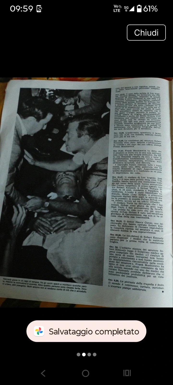 Rivista Vintage I Documenti dell'Europeo - Kennedy: Un Destino Spietato
