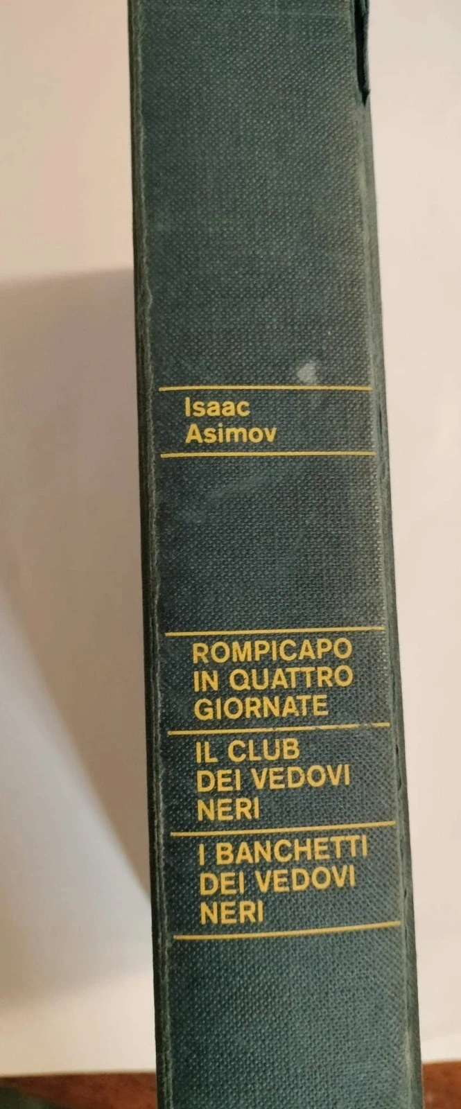Prima edizione Il giallo è servito Isaac Asimov 1992