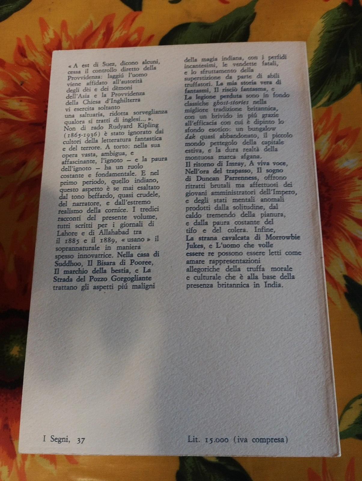 Racconti anglo indiani del mistero e dell orrore Rudyard Kipling libro Theoria