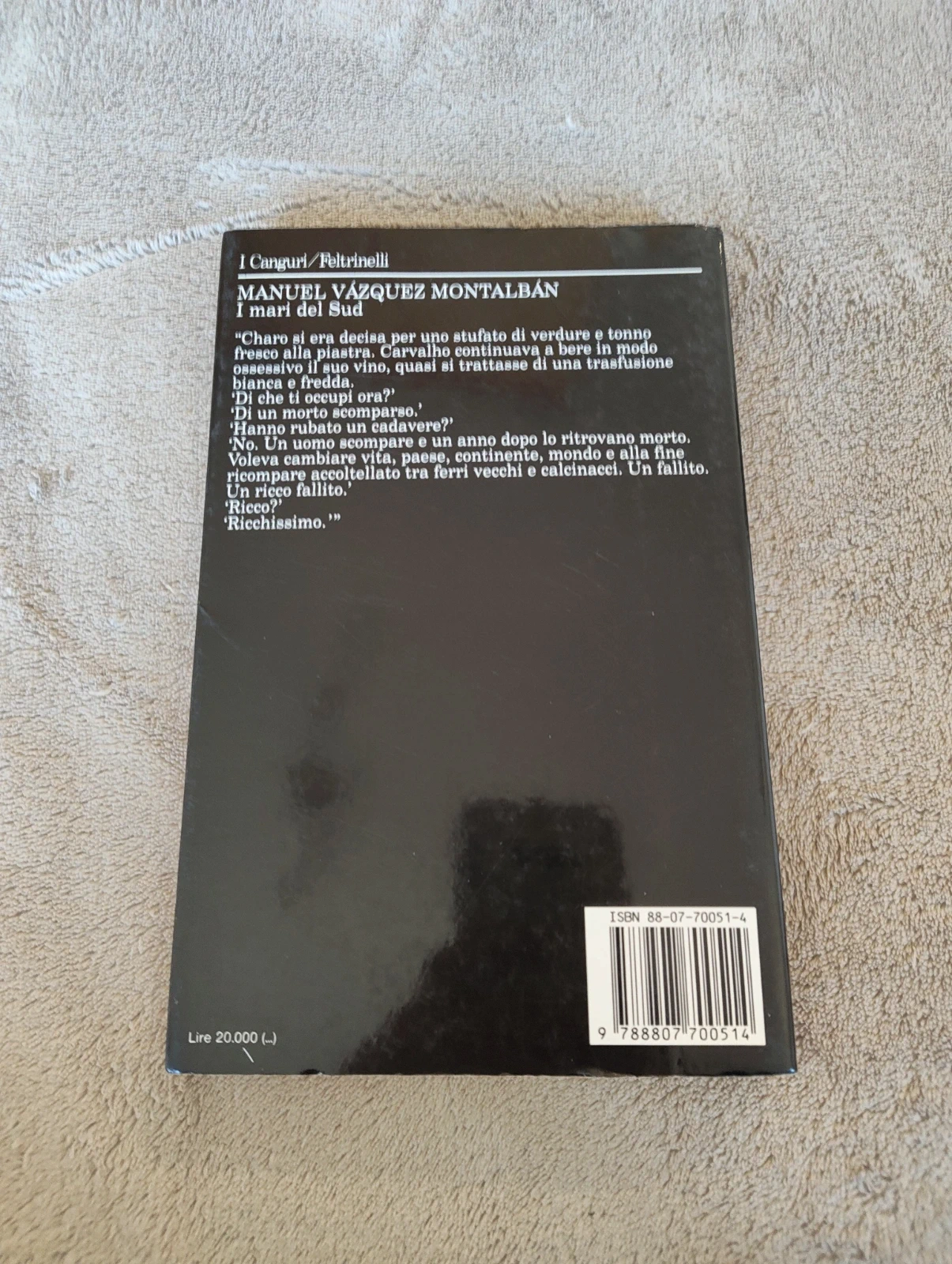 I mari del Sud Manuel Vázquez Montalbán Feltrinelli 1994