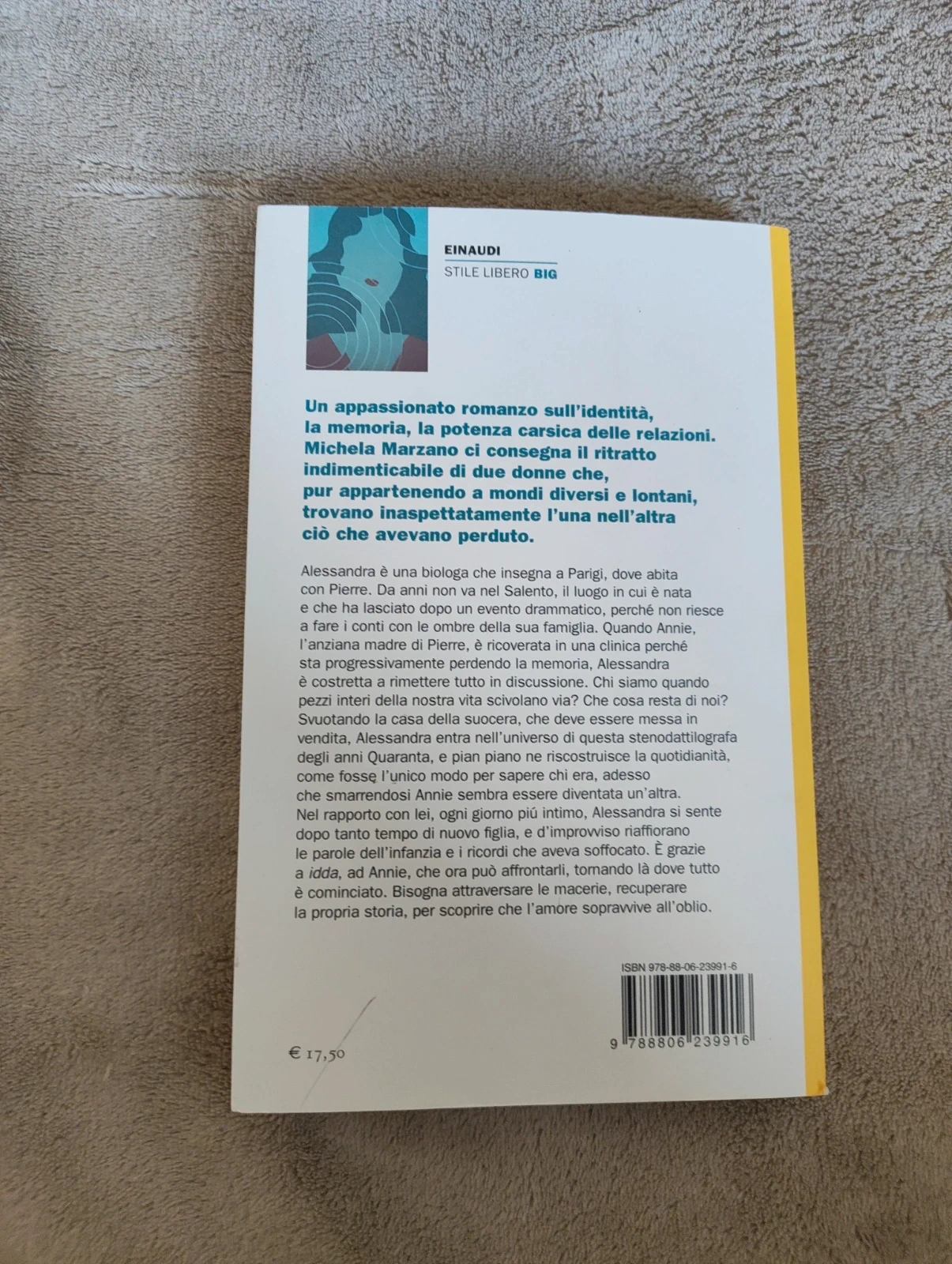Idda Michela Marzano Einaudi Stile Libero Big 2019