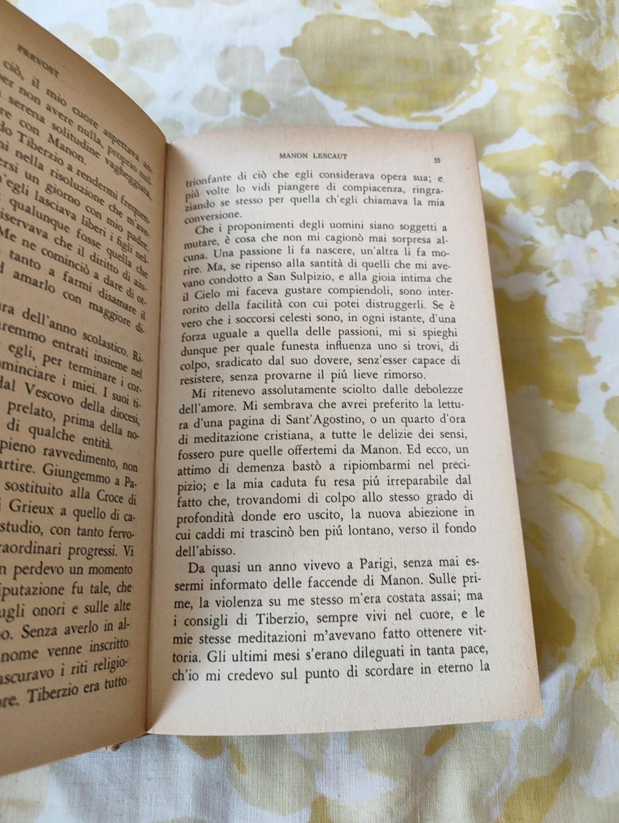 Manon Lescaut A.F. Prévost Mondadori 1960 prima edizione