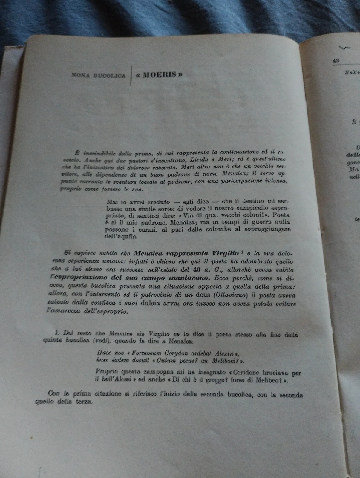 libro virgilio augusto serafini 1971 raro vintage sei antologia